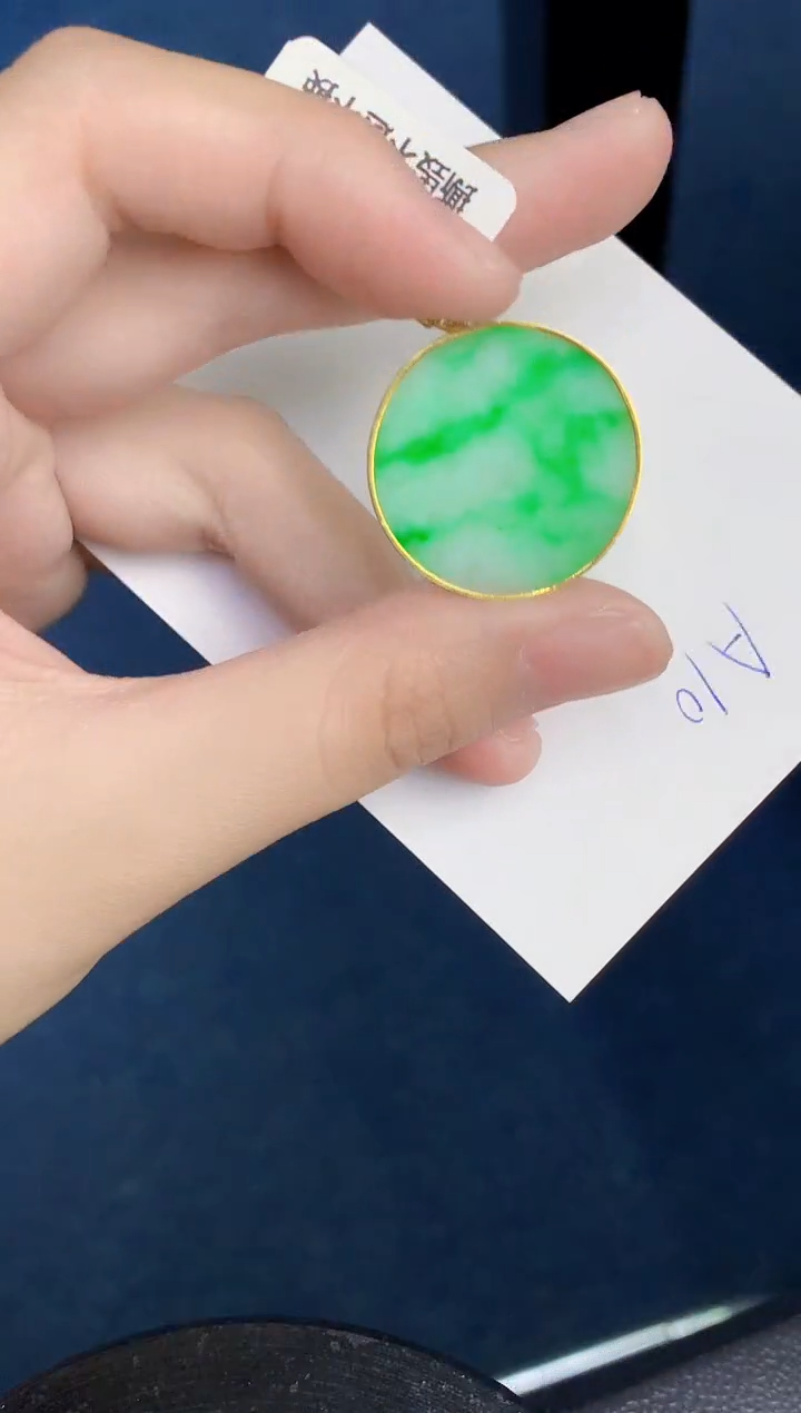 【闪购商品】翡翠颈饰18K金镶嵌000000000