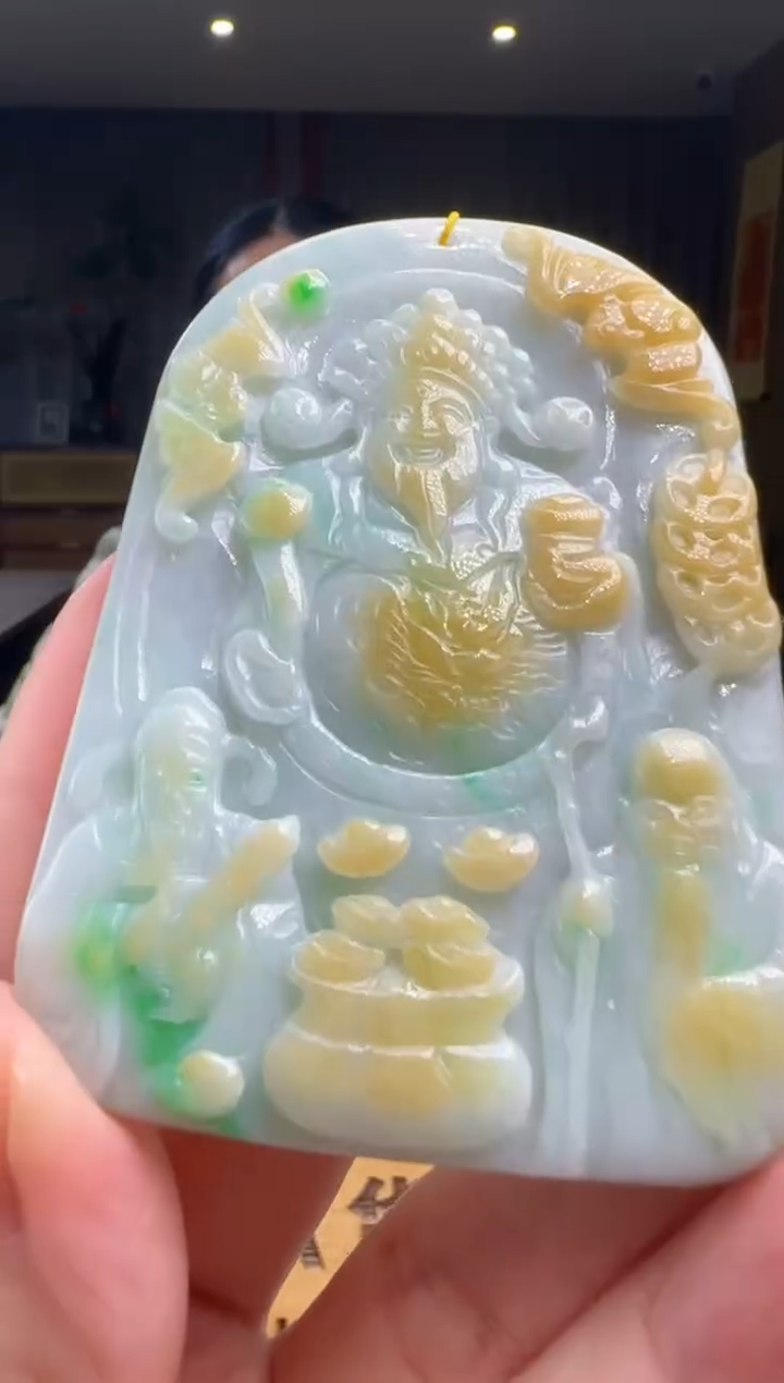 【闪购商品】翡翠颈饰未镶嵌YJ@@960Q3J15733