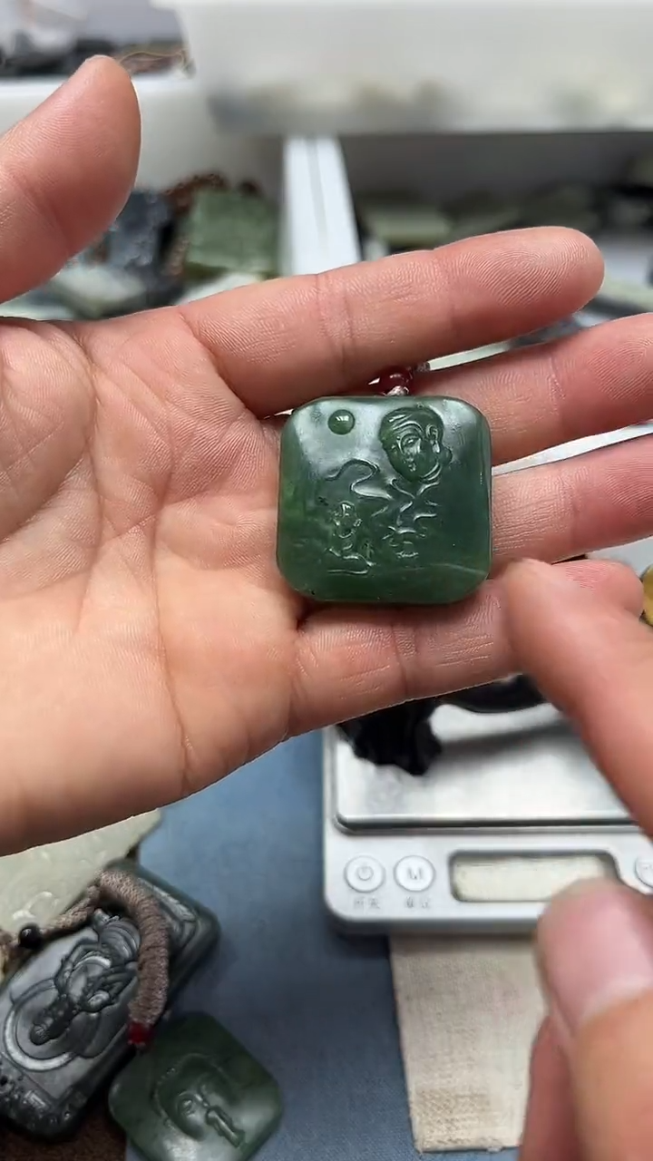 吊坠(不含链)未镶嵌和田玉1