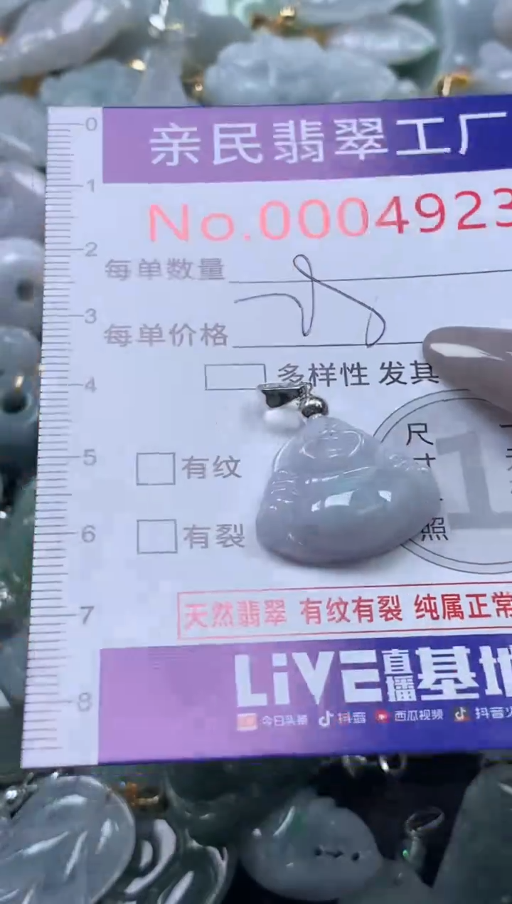 颈饰未镶嵌翡翠4923