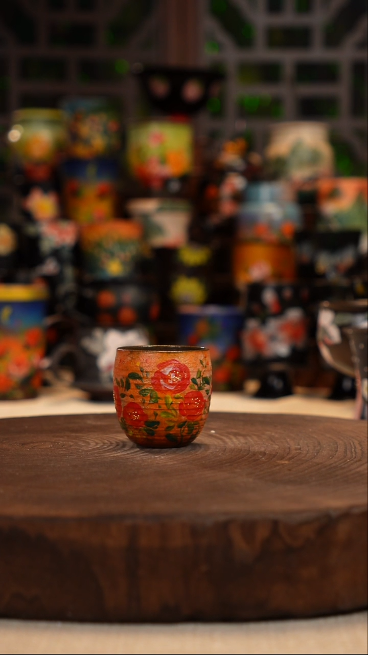 油画   釉下彩  杯子