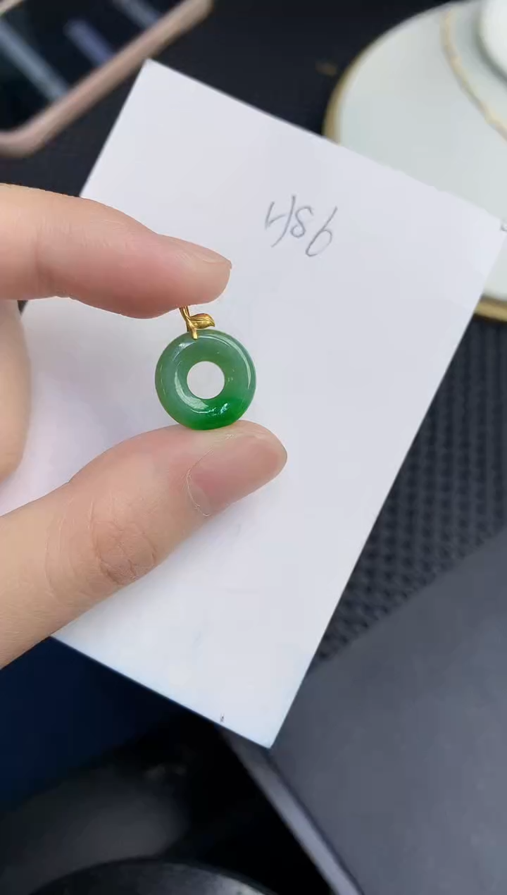 【闪购商品】翡翠颈饰18K金镶嵌000000000