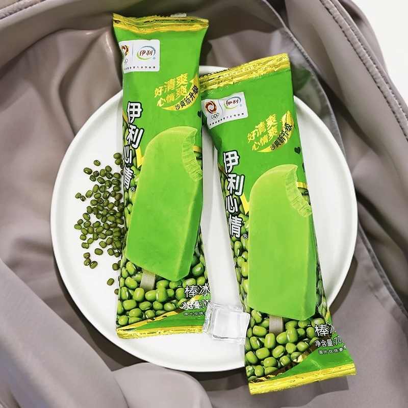 伊利心情绿豆口味雪糕冰淇淋雪糕同城送雪糕同城配