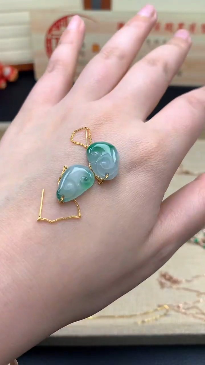 【闪购商品】定制翡翠18K金镶嵌/////////