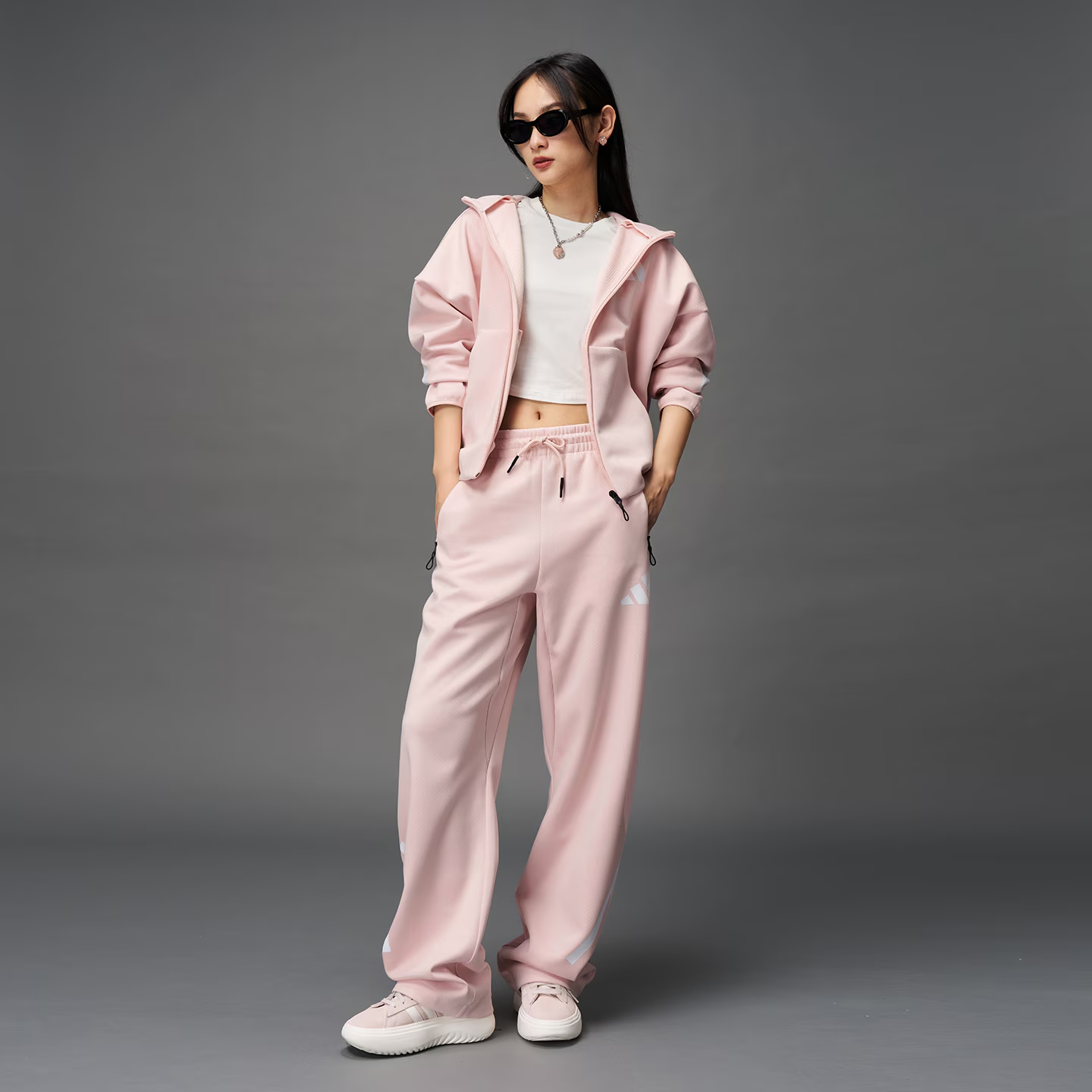adidas/阿迪达斯 ZNE FULL-ZIP HOODIE休闲连帽夹克外套KC7905