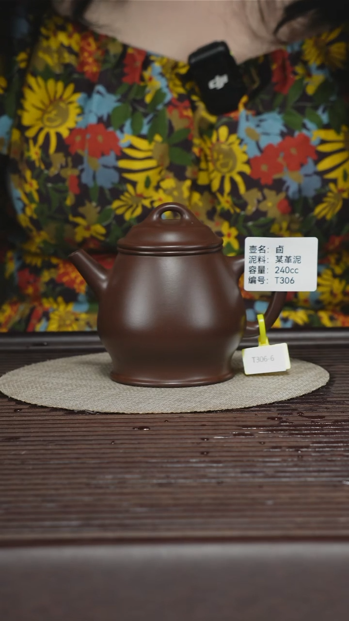 茶壶紫砂T306 某革泥 卣 240cc