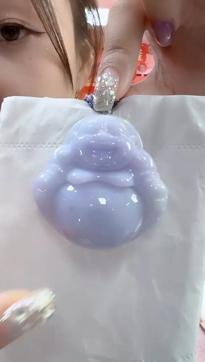 翡翠未镶嵌颈饰孤品佛公