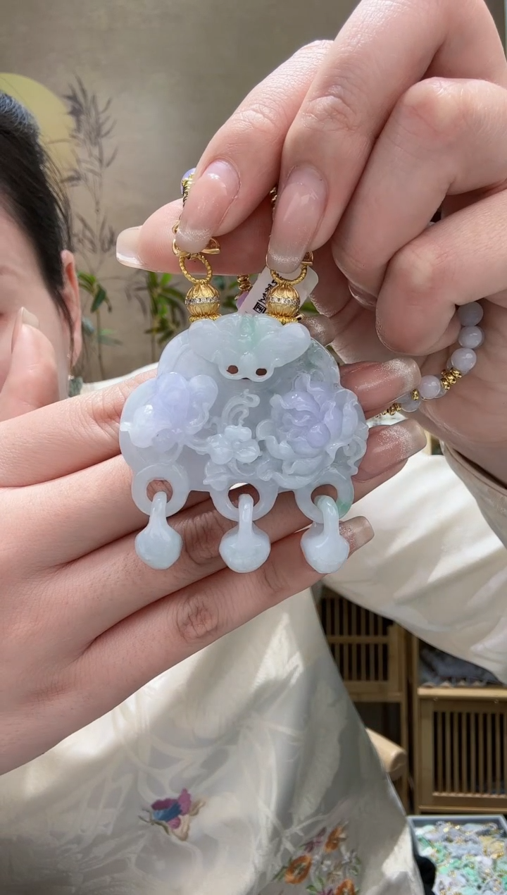 【闪购商品】翡翠耳饰未镶嵌吊坠