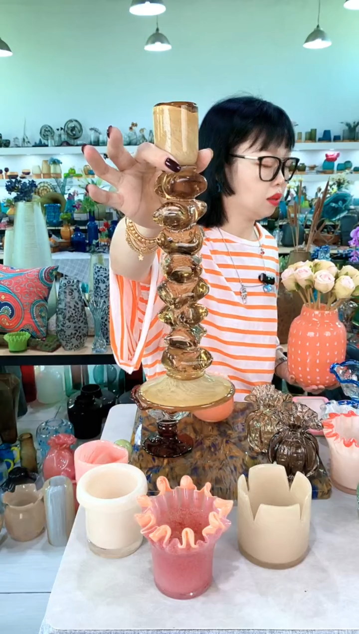 亮*慕忆家手作琉璃花瓶