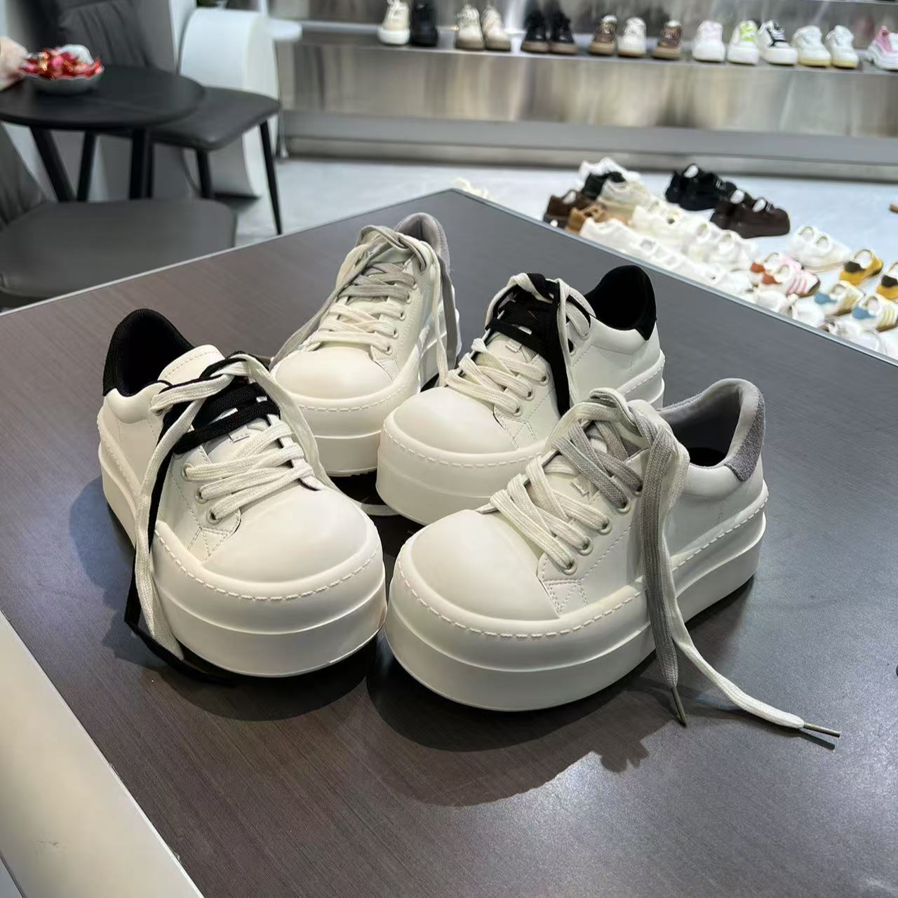 【棠棠新品】2025春季新款大头休闲韩版运动ins厚底休闲鞋板鞋潮鞋