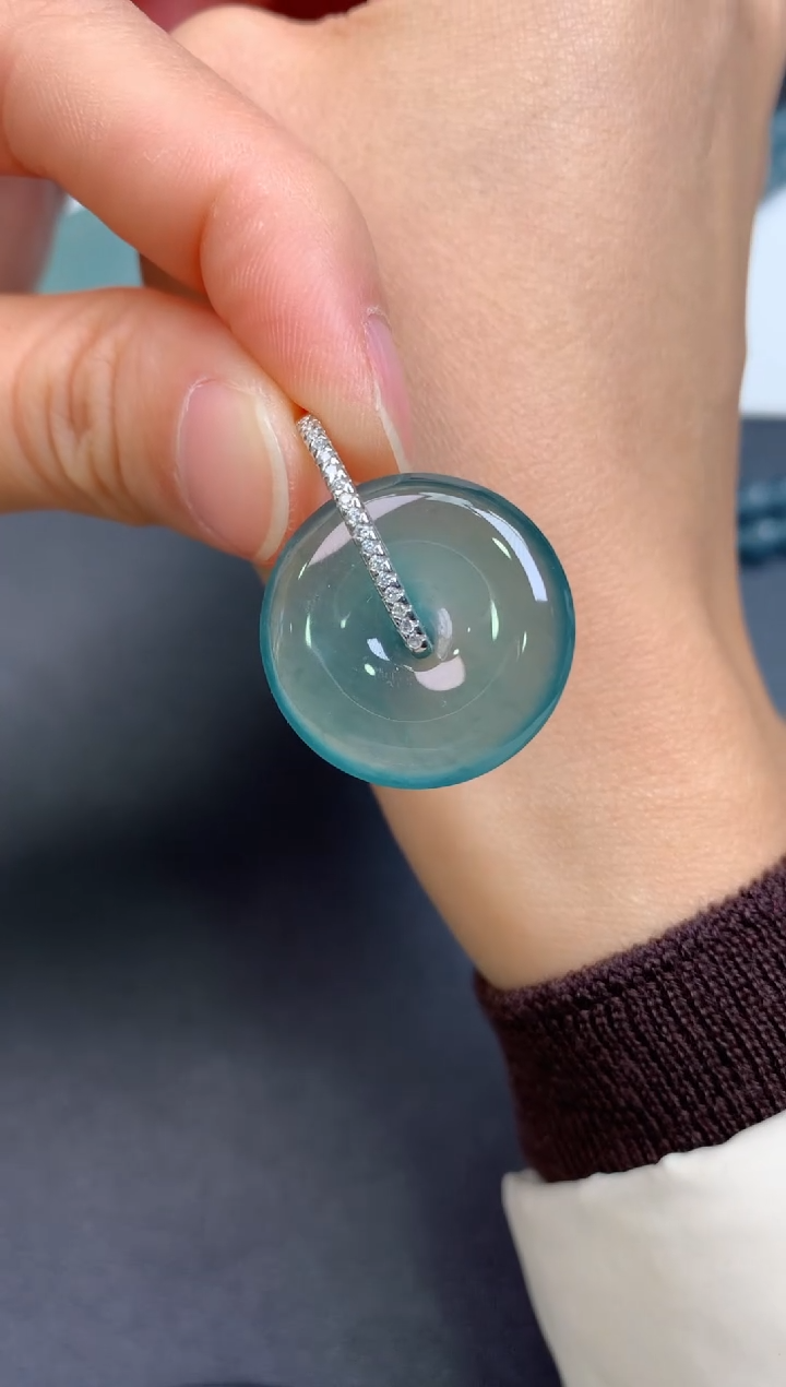 【闪购商品】翡翠颈饰银S925镶嵌0129073706