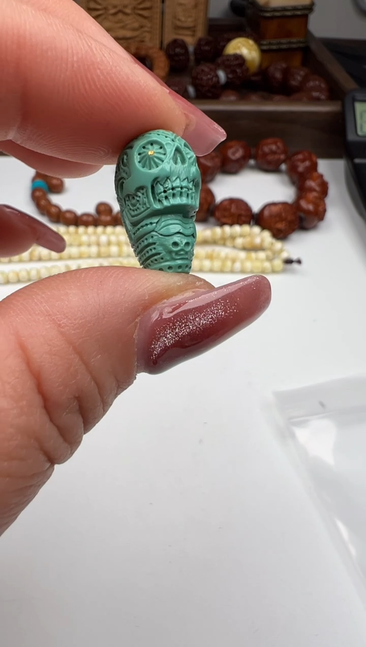 【闪购商品】绿松石三通合金绿松石三通