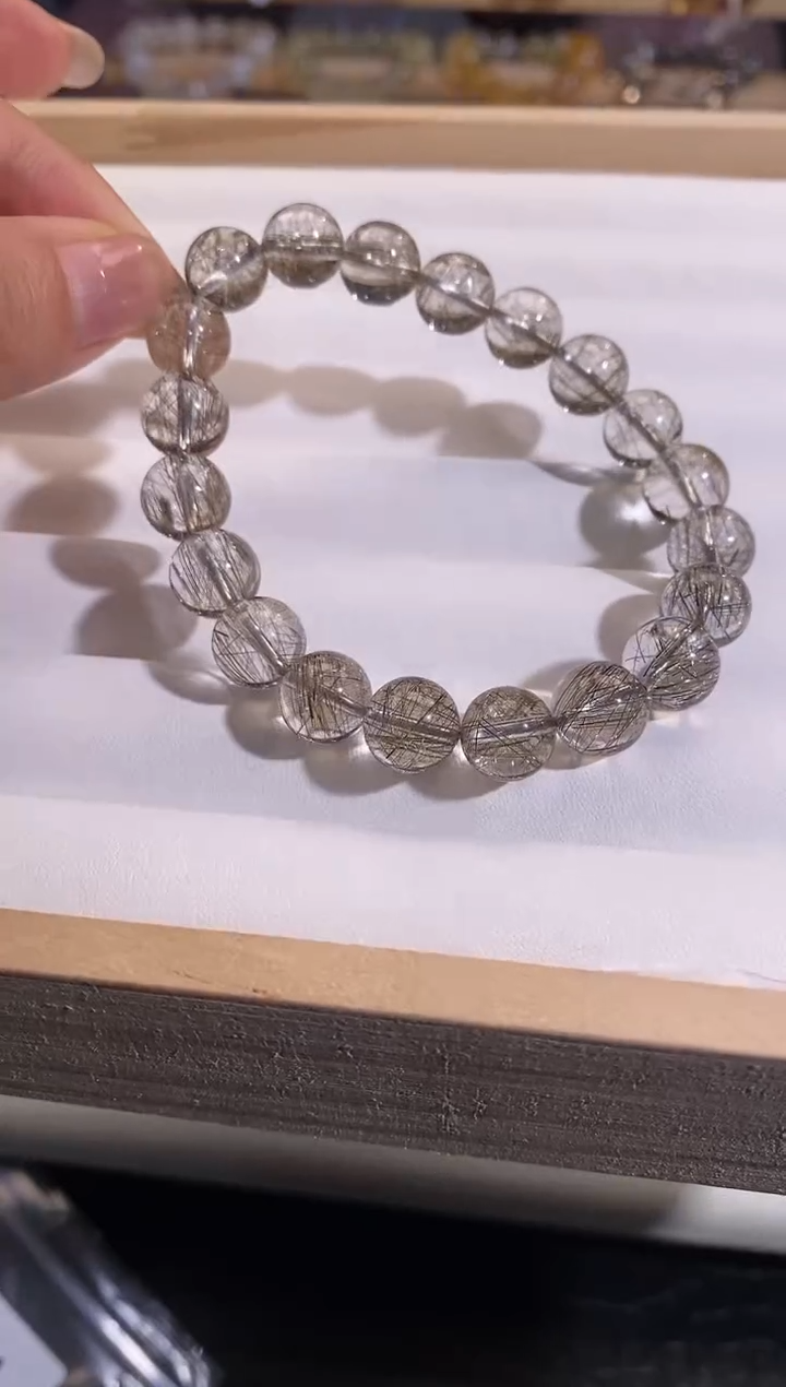 【闪购商品】水晶手链未镶嵌10mm手链
