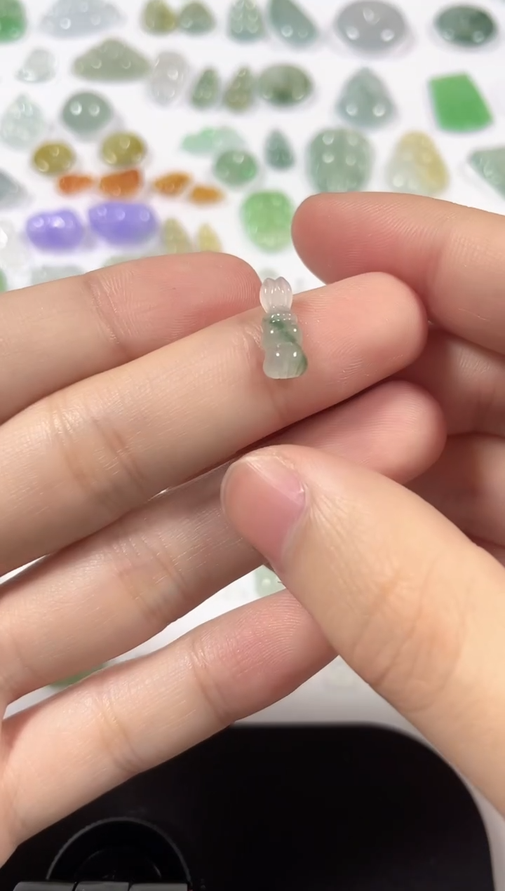 未镶嵌裸石翡翠翡翠未镶嵌颈饰天然翡翠Ａ货8886