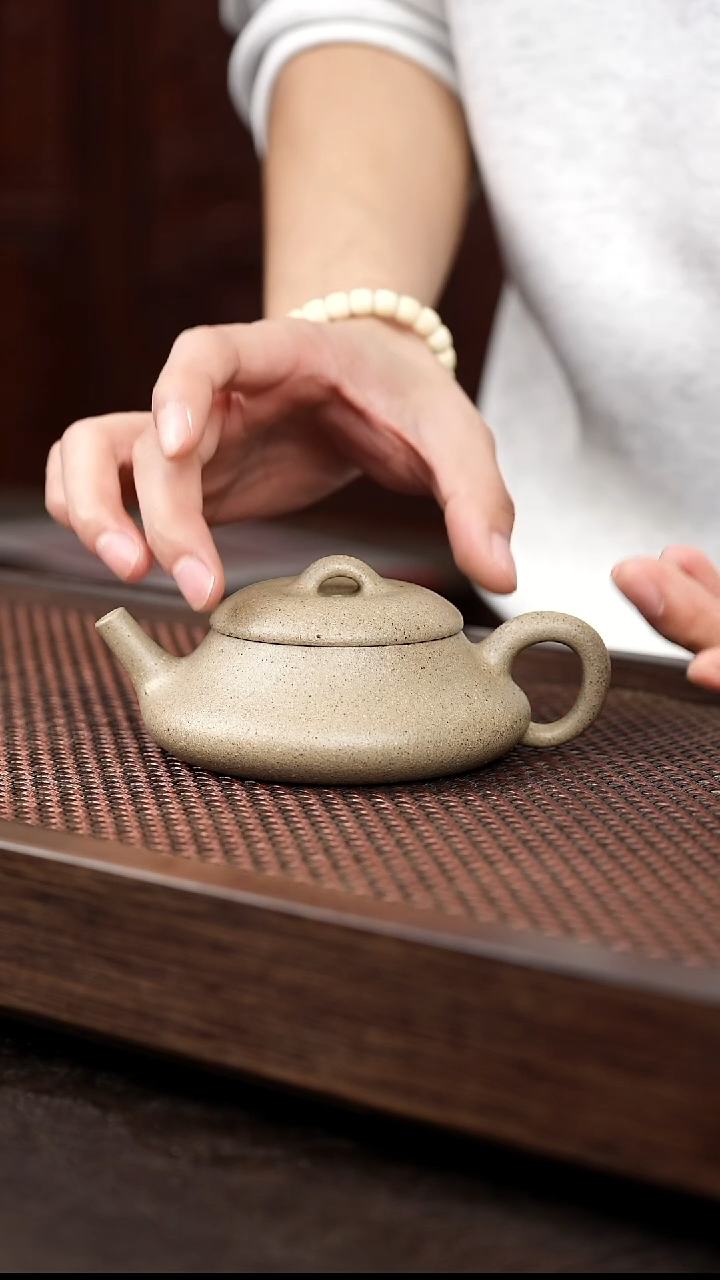 茶壶紫砂青降坡剑瓢