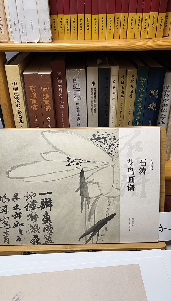 石涛花鸟画谱-湖山画谱