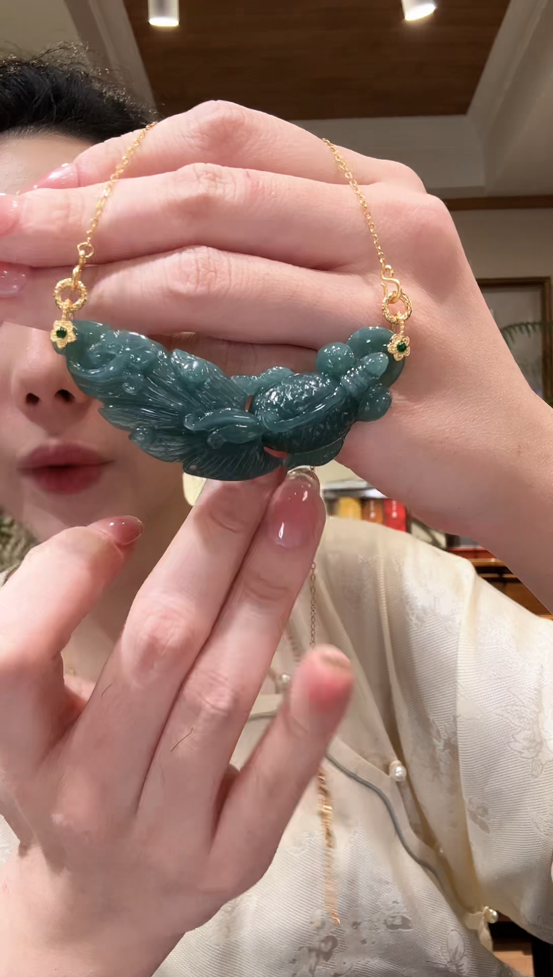 【闪购商品】翡翠颈饰未镶嵌国风