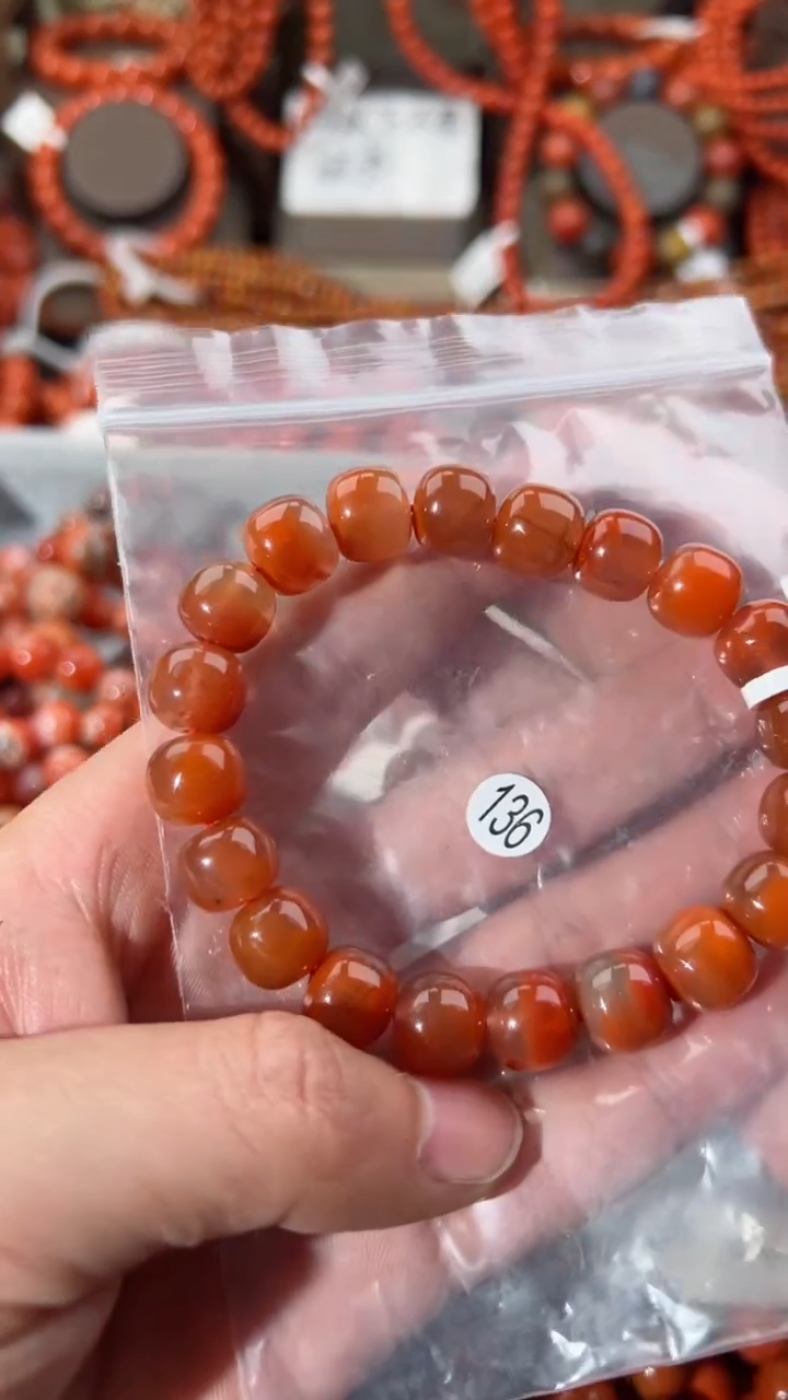 【闪购商品】南红玛瑙手串未镶嵌11