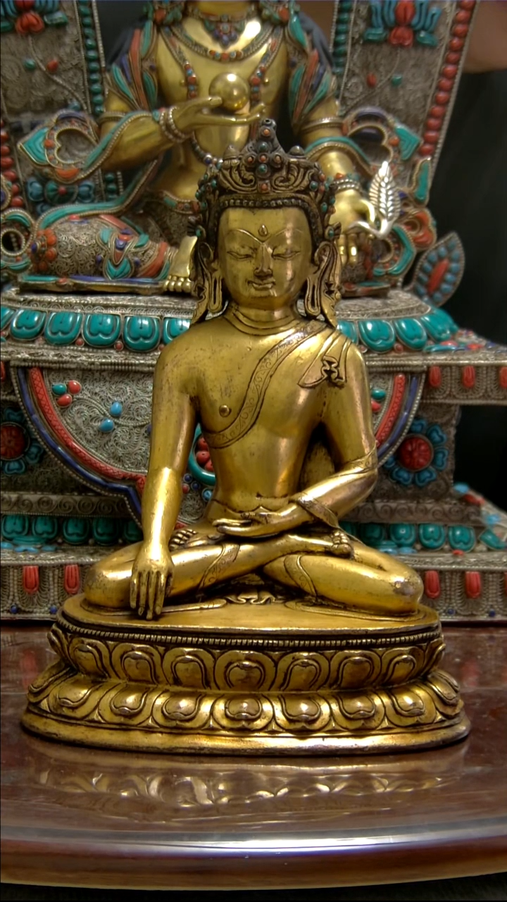 造像铜像铜造像收藏释迦摩尼