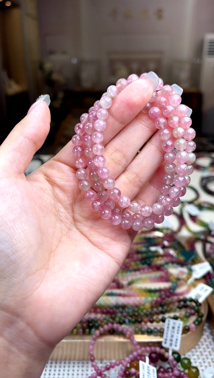 【闪购商品】碧玺/未镶嵌6mm+碧玺多圈多样性发货