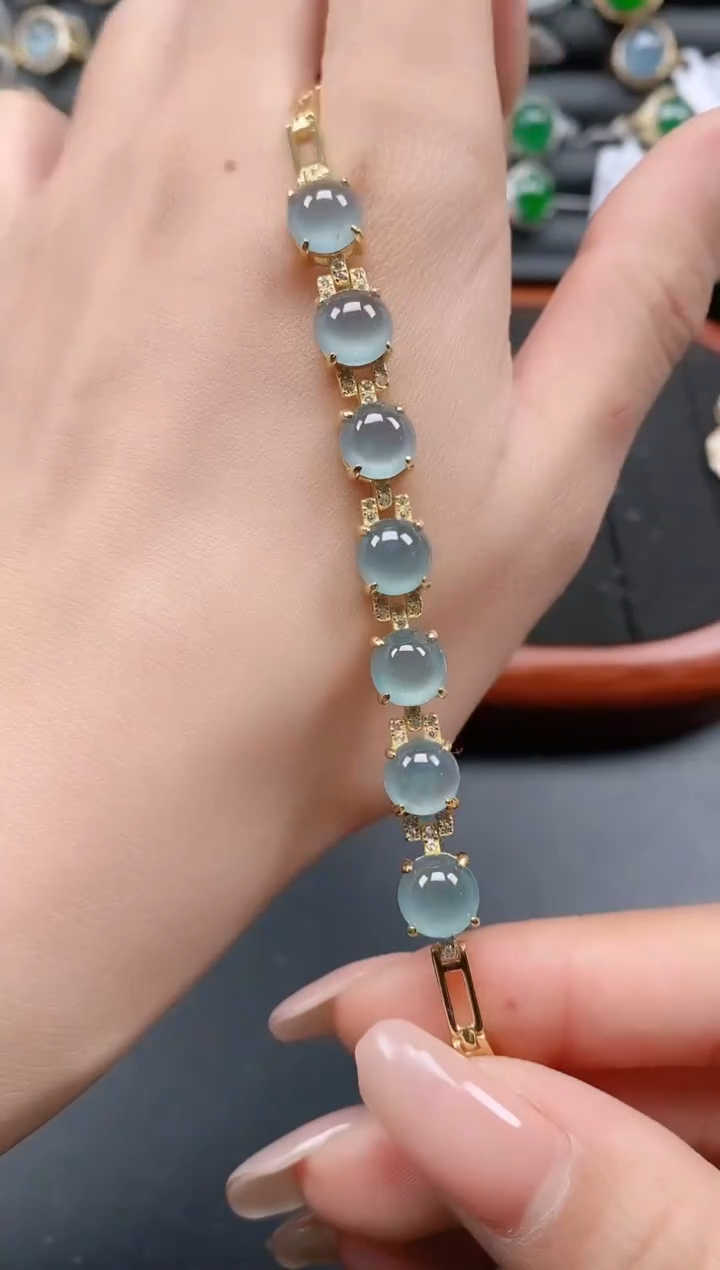 银S925镶嵌戒指翡翠111