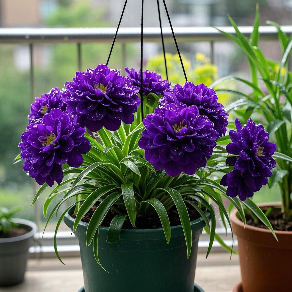 新品金娃娃吊兰球根浓香重瓣大花盆栽室内外耐寒耐热花卉绿植好养