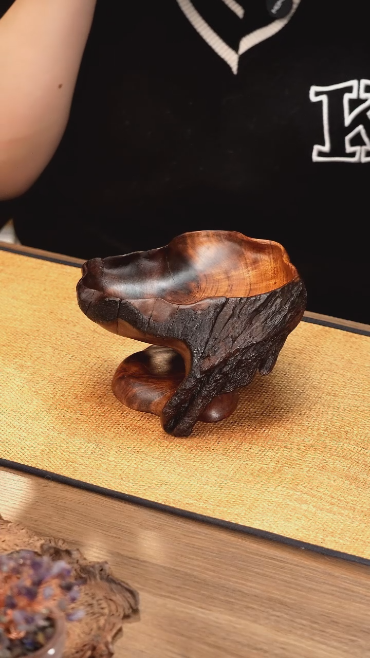 17号云小屋紫柚木果盘