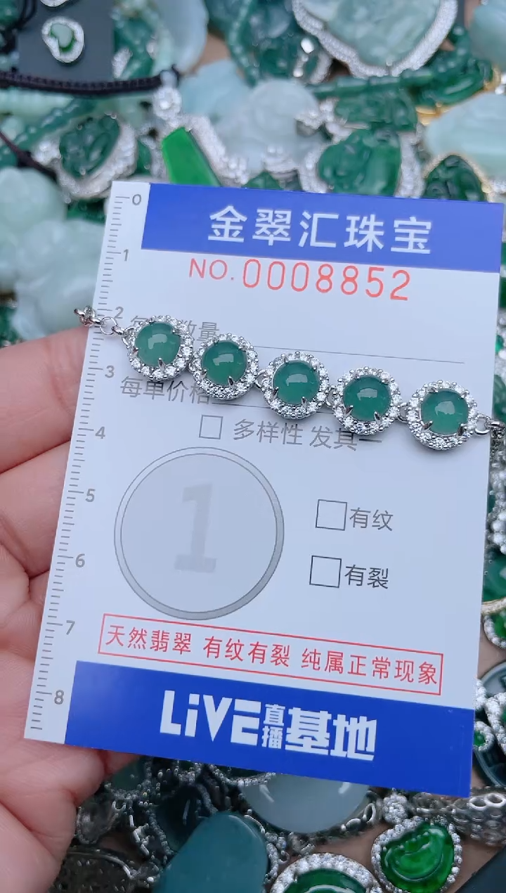 【闪购商品】翡翠颈饰未镶嵌8852.....1