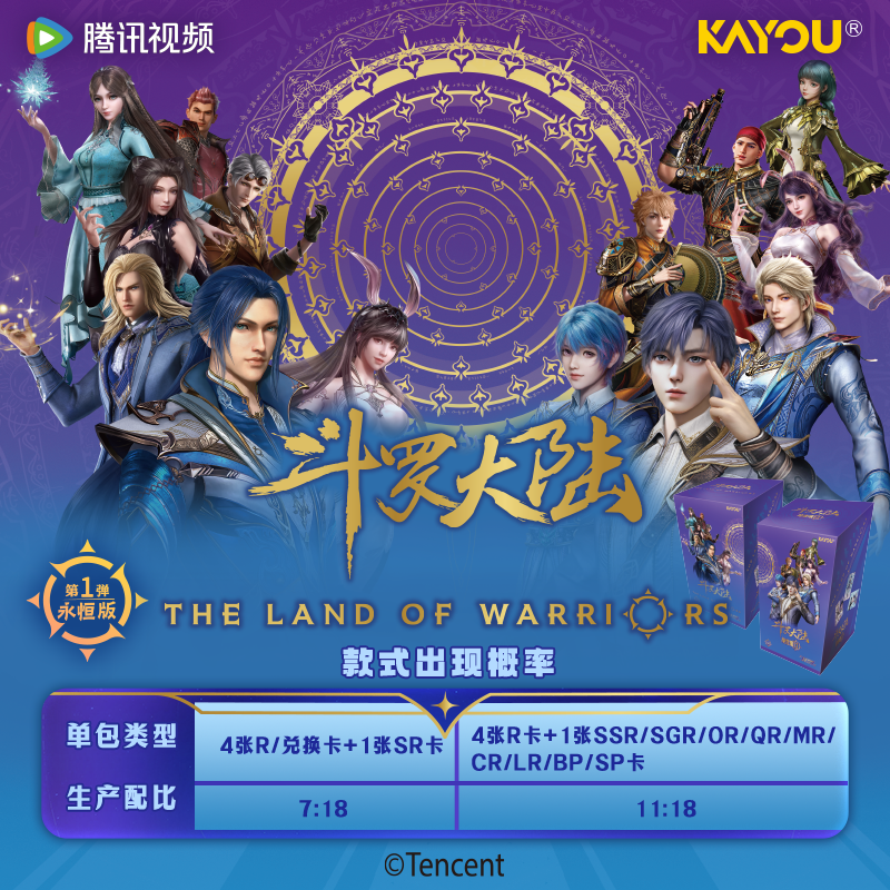 佳【复活吧我的爱人】斗罗大陆永恒版第一弹收藏卡牌拆卡代拆