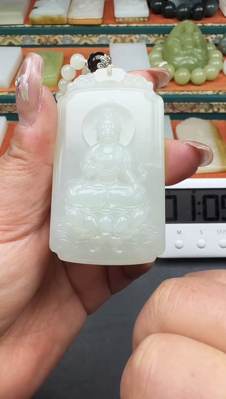 和田玉未镶嵌颈饰4