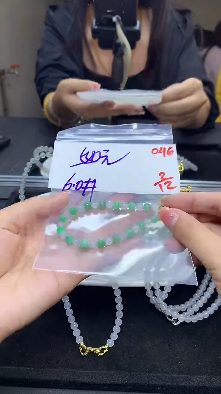 未镶嵌定制翡翠毛货需精细抛光多样性发一件珠串+580元046