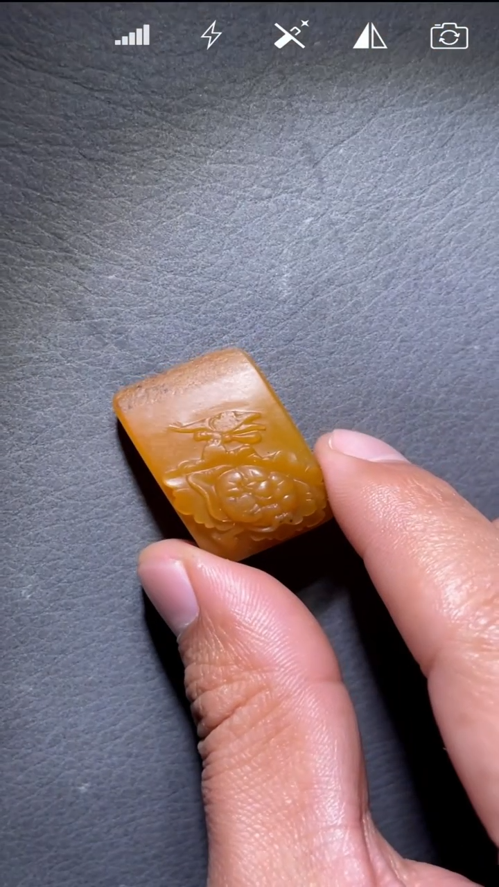 未镶嵌和田玉挂件SC 花蝶富贵