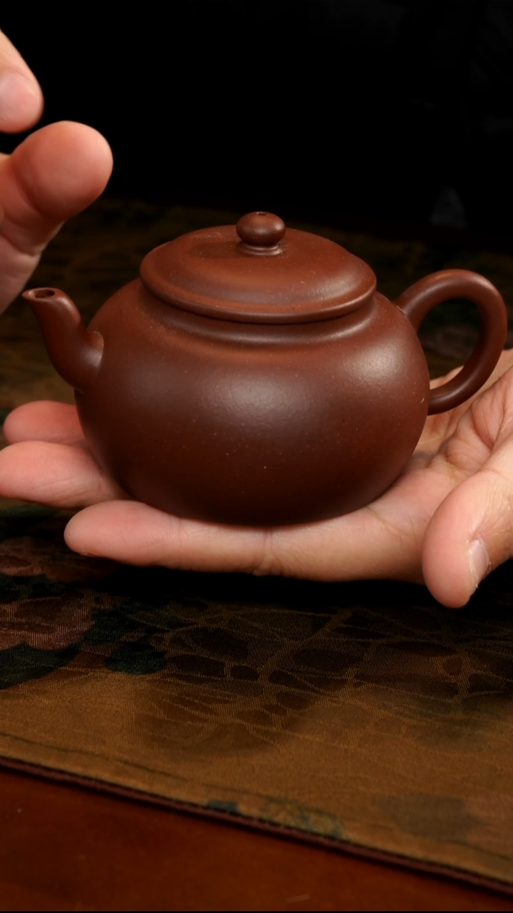 茶壶紫砂紫泥莲子壶