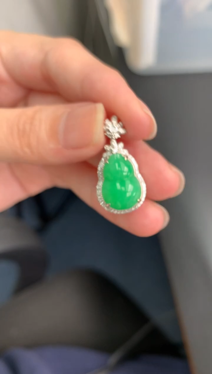 【闪购商品】定制翡翠18K金镶嵌模式推广期24小时鉴赏期