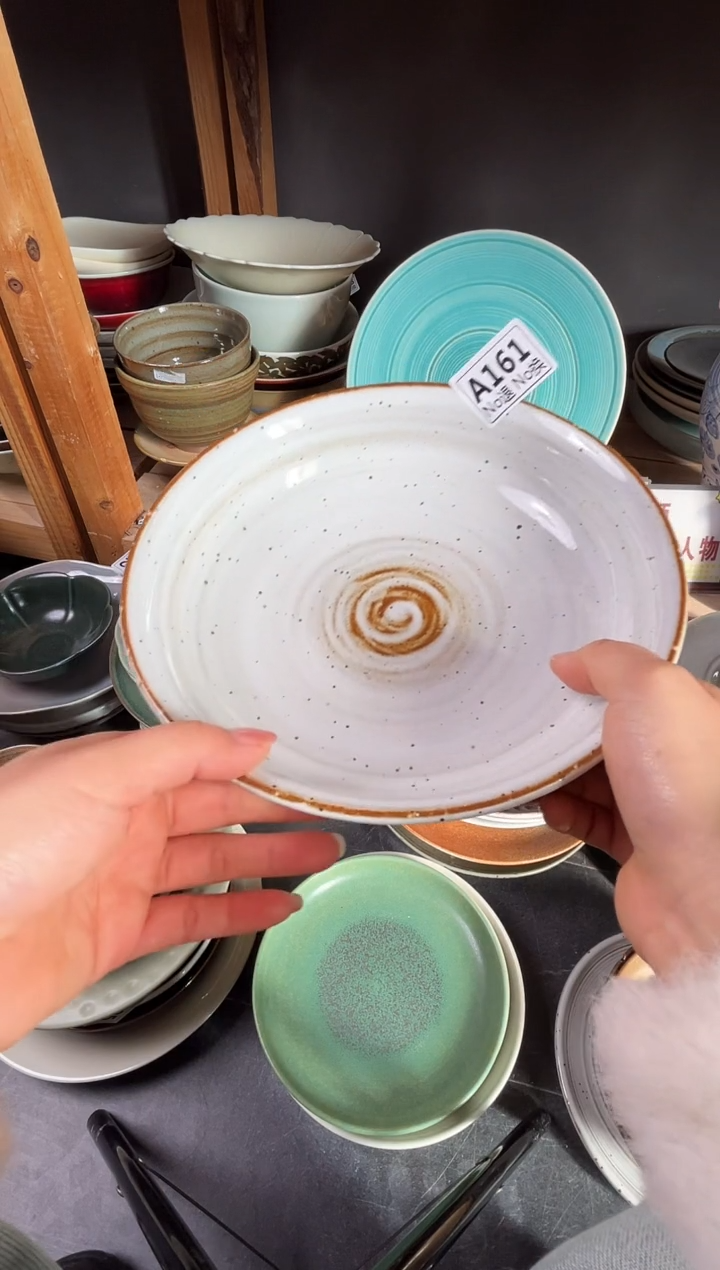 瓷片克***阿a161白麻点深盘福利