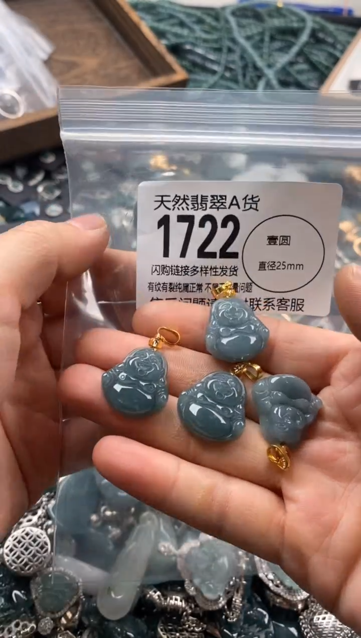 【闪购商品】翡翠颈饰未镶嵌多样性发其一1722