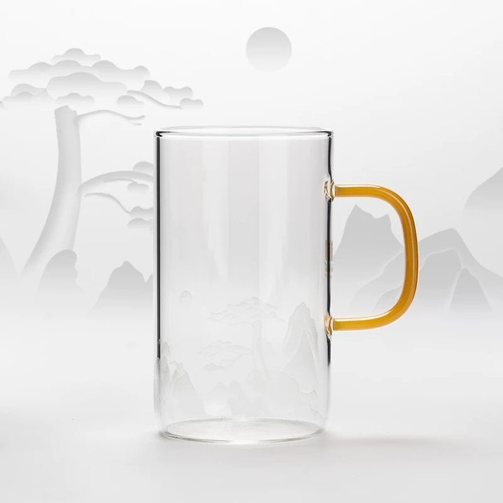 福容悦享杯透明高硼硅茶杯玻璃茶具中式耐热茶水杯