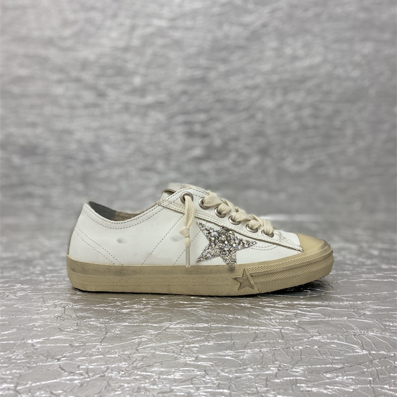 GENIUS GIRAFFE韩版vstar银亮片星星复古做旧小脏鞋女休闲板鞋潮