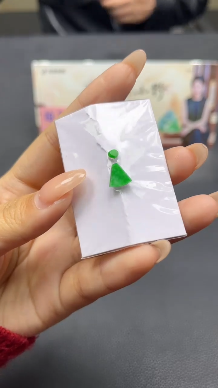 【闪购商品】定制翡翠银S925镶嵌天然翡翠A货94