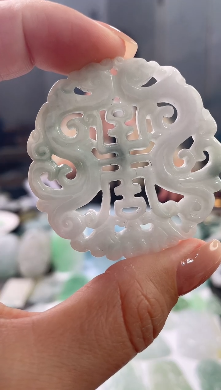 吊坠(不含链)未镶嵌翡翠1