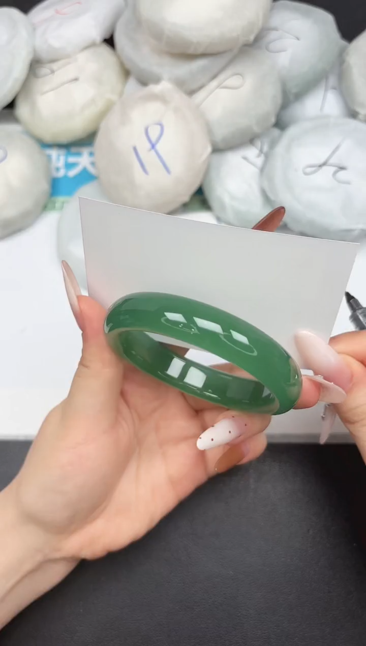 未镶嵌手镯石英质玉A197/57.6