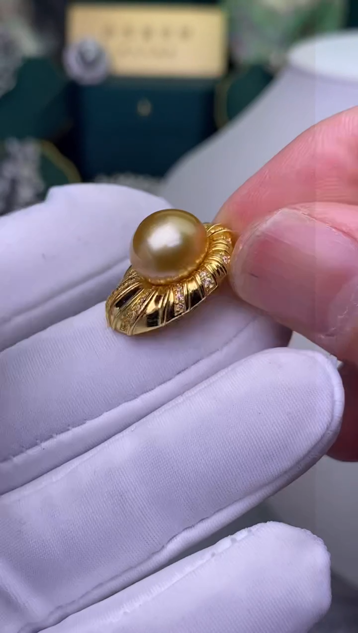 【闪购商品】海水珍珠颈饰银S925镶嵌11-12