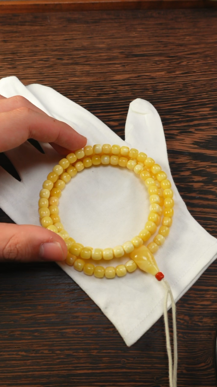 【闪购商品】琥珀手链未镶嵌2540/7mm红 套装