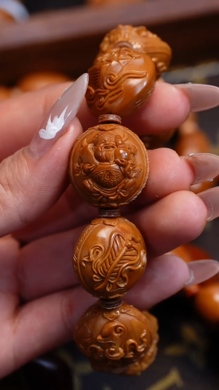 【闪购商品】橄榄核吊坠苏工橄榄核