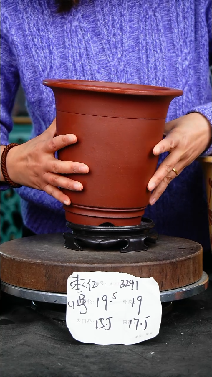 紫砂花盆花卉园艺3291+s