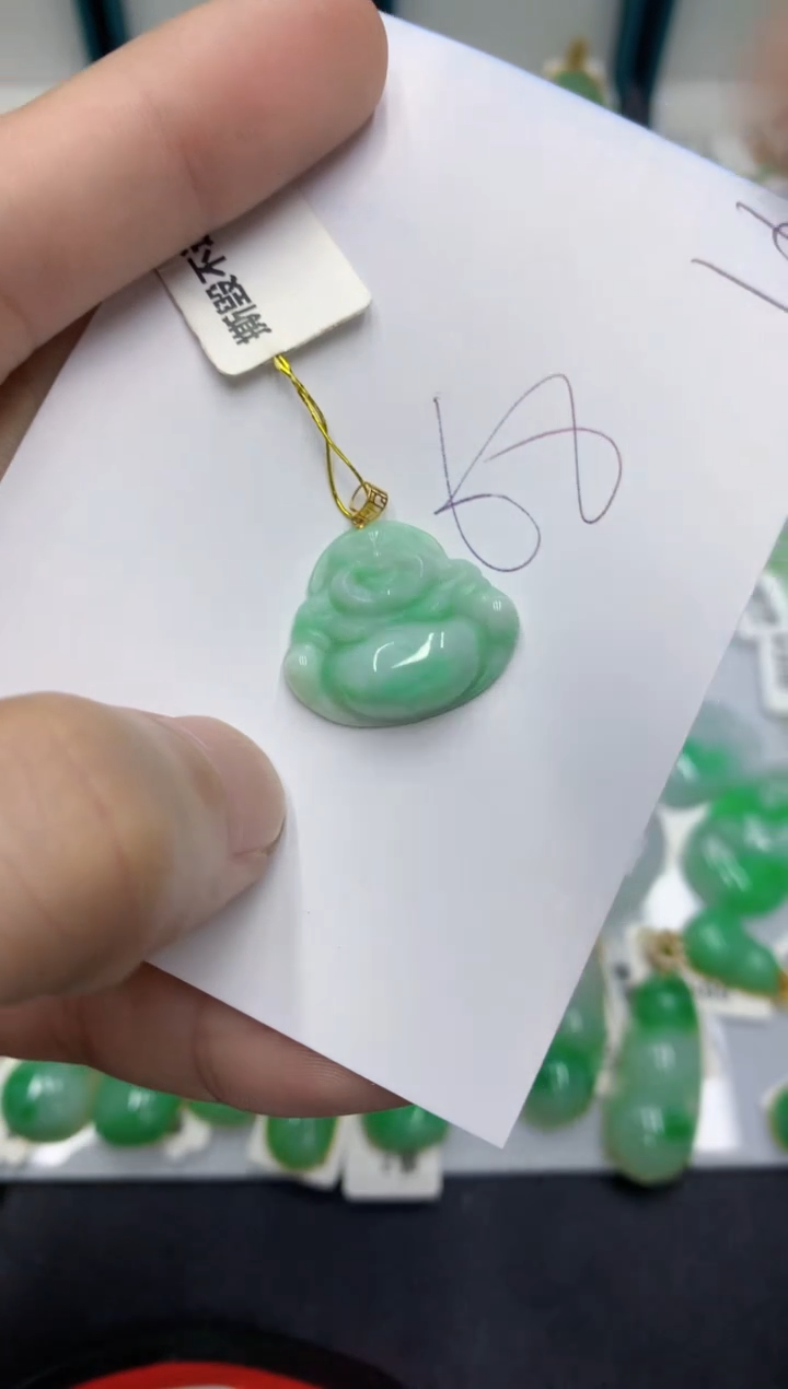 【闪购商品】翡翠颈饰18K金镶嵌翡翠