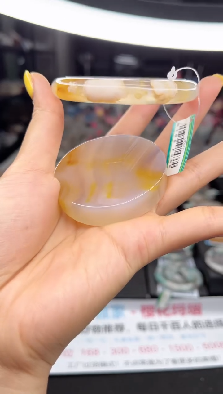 石英质玉未镶嵌手镯57圈口（赠送镯心）3779025