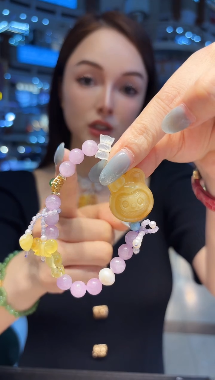 未镶嵌琥珀手串琥珀【  手串  】多样性发一