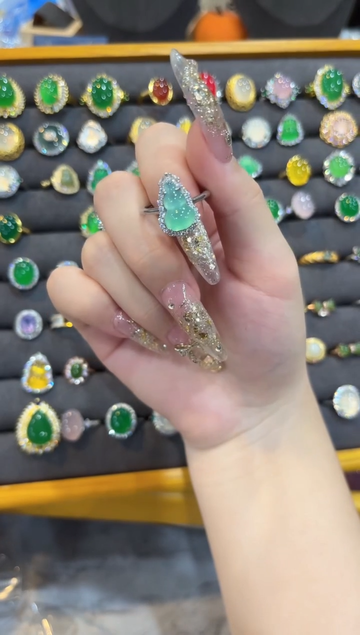 【闪购商品】玛瑙/玉髓戒指未镶嵌11