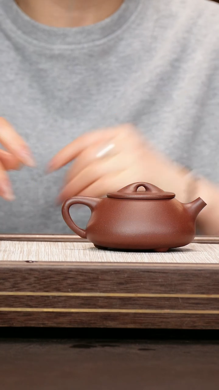 茶壶紫砂中槽清 满瓢180cc 小号